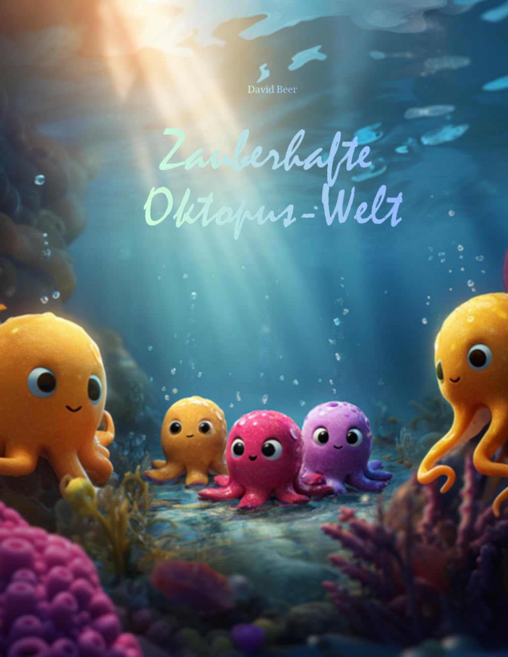 Zauberhafte Oktopus-Welt: Das große Oktopus-Malbuch für Kinder