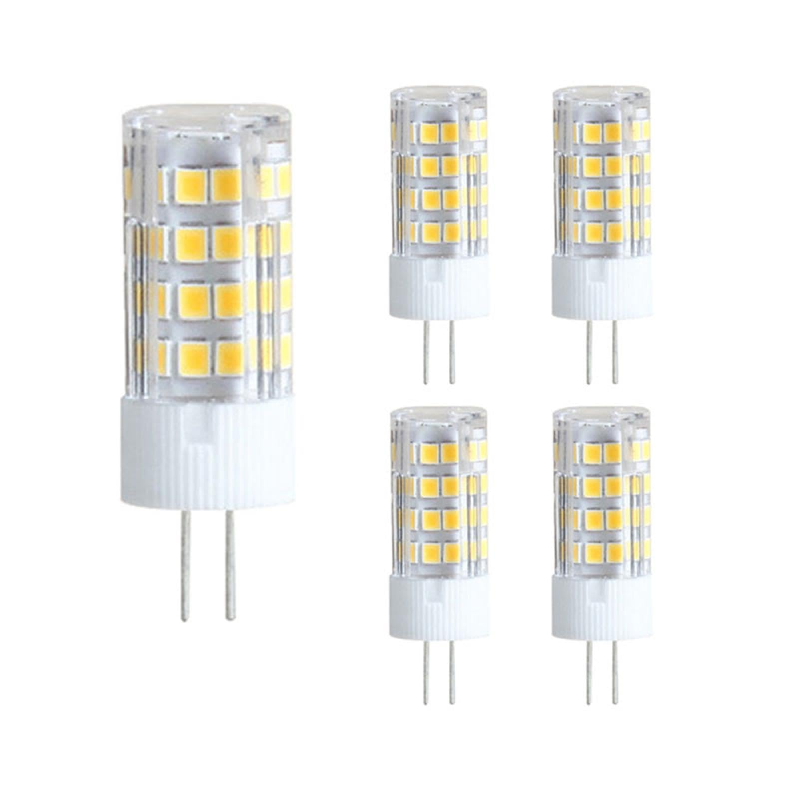 Ampoule LED G4 9W 5W équivalent à 50W halogène 110-265V blanc chaud G4 ampoule à culot à deux broches 5PC 3W tricolore à gradation