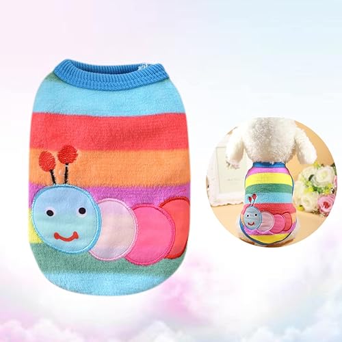 Miniatura 9 de Chaleco de 2 piezas en T de oruga para perro, animales chihuahua, chihuahua, pequeño, XXS, conejo, de franela de dibujos animados, conejito para