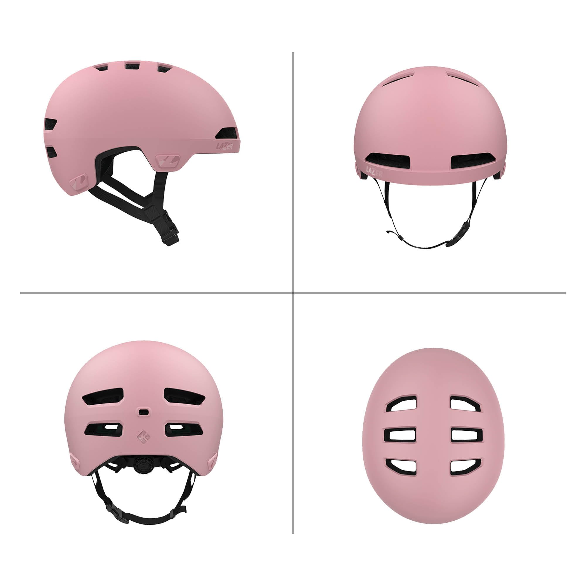 LAZER Maze Jr. KinetiCore Casque de vélo pour enfants, filles et garçons, pour enfants de 5 ans et plus, ajustement réglable de 50 à 56 cm