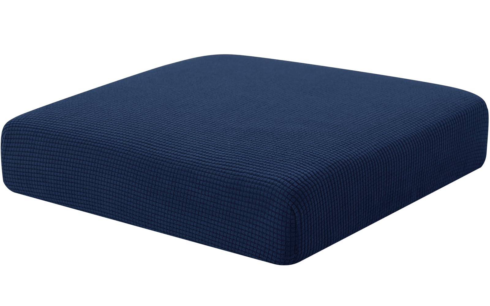 Hokway Stretch Couch Cushion Slipcovers Reversible Cushion Protector Slipcovers Sofa Cushion Protector Covers(Darkblue, Small)
