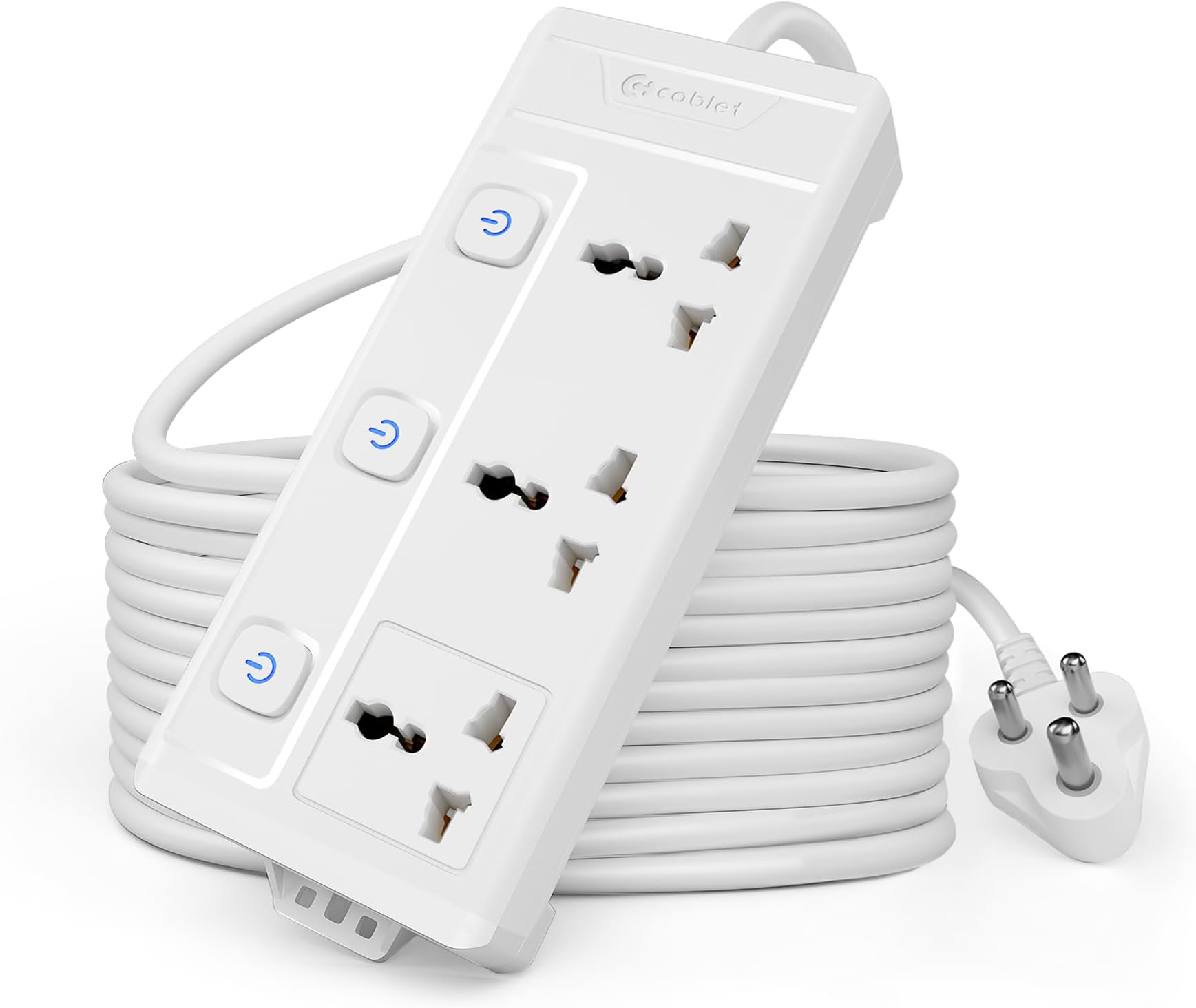 Buy Cablet 240 Volts 3 Way Extension Board - 3 Universal Socket + 3 ...