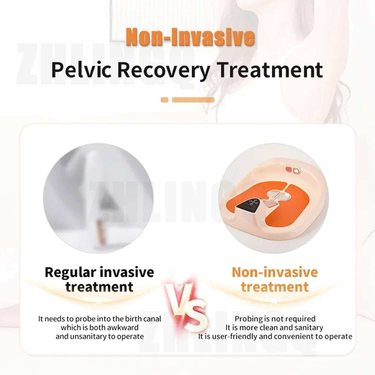 Sedia per Pavimento Pelvico Ems, Attrezzo per Esercizi Kegel Toner Sit-on-Top, Per Rassodare E Rafforzare L'allenamento Del Controllo Dei Muscoli Del Pavimento Pelvico per Donne E Uomini, 38 a 44 ℃