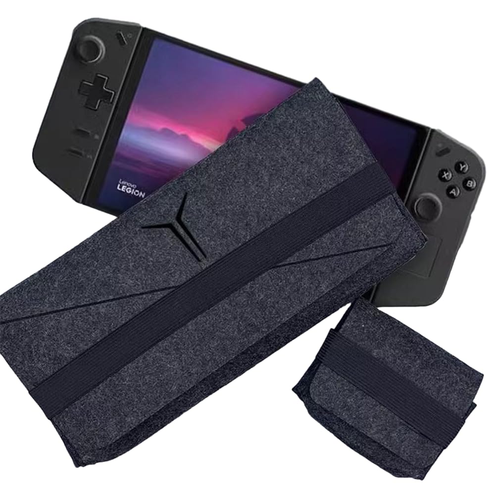 Générique Nouveau Original Portable Sac de Transport pour Lenovo Legion Go Handheld, étui de Protection imperméable, Sac de Rangement pour Legion go Console Accessoires (Noir)