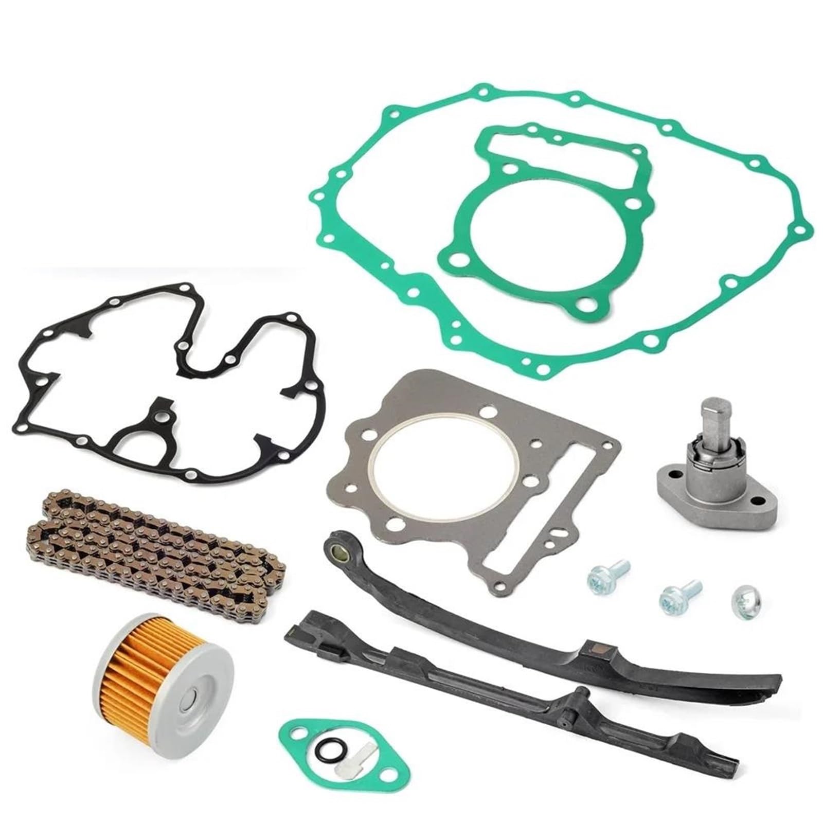Juego completo de juntas de culata Guías De Cadena Distribución Levas Para Motocicleta Juegos Reparación Juntas Tensores Accesorios Para TRX400EX TRX400X XR400R