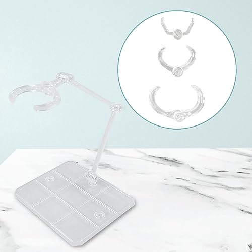 Miniatura 4 de Transparente 1/144 Figura de Acción Soporte para Figura de Muñeca, Estilo A