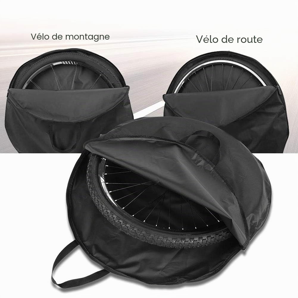 Wheels 29 Cover, Vélo Roue Sac Vélo Cycle Vélo Transport Housse Sac VTT Vélo Roues Transporter Sac Voyage Vélo Roue Transport Paquet Étui de Rangement(29 Pouces)