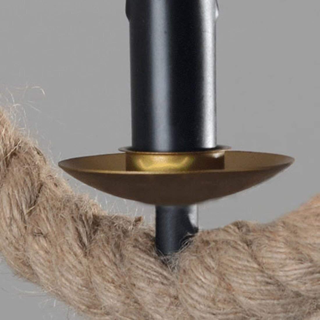 Lámpara de techo cálida para el hogar, lámpara retro de ancho, lámpara de comedor, lámpara colgante, cable con 3 enchufes para comedor, cafetería, única