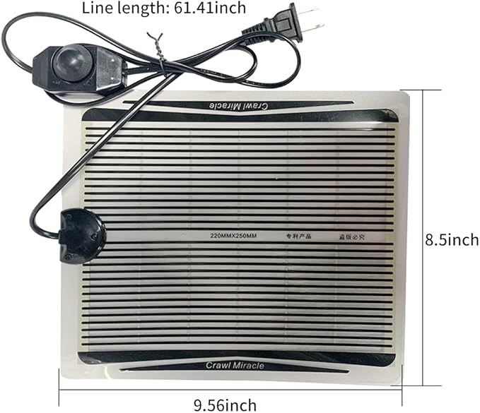 Alfombrilla Térmica para Reptil 15W con Control de Temperatura Ajustable miniatura 7