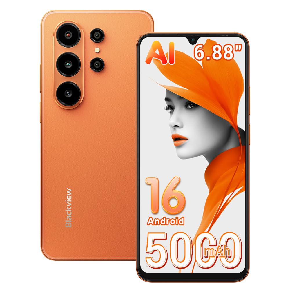 Blackview Wave 10C Android 16 Smartphone 16GB + 32GB/2TB, Mobile