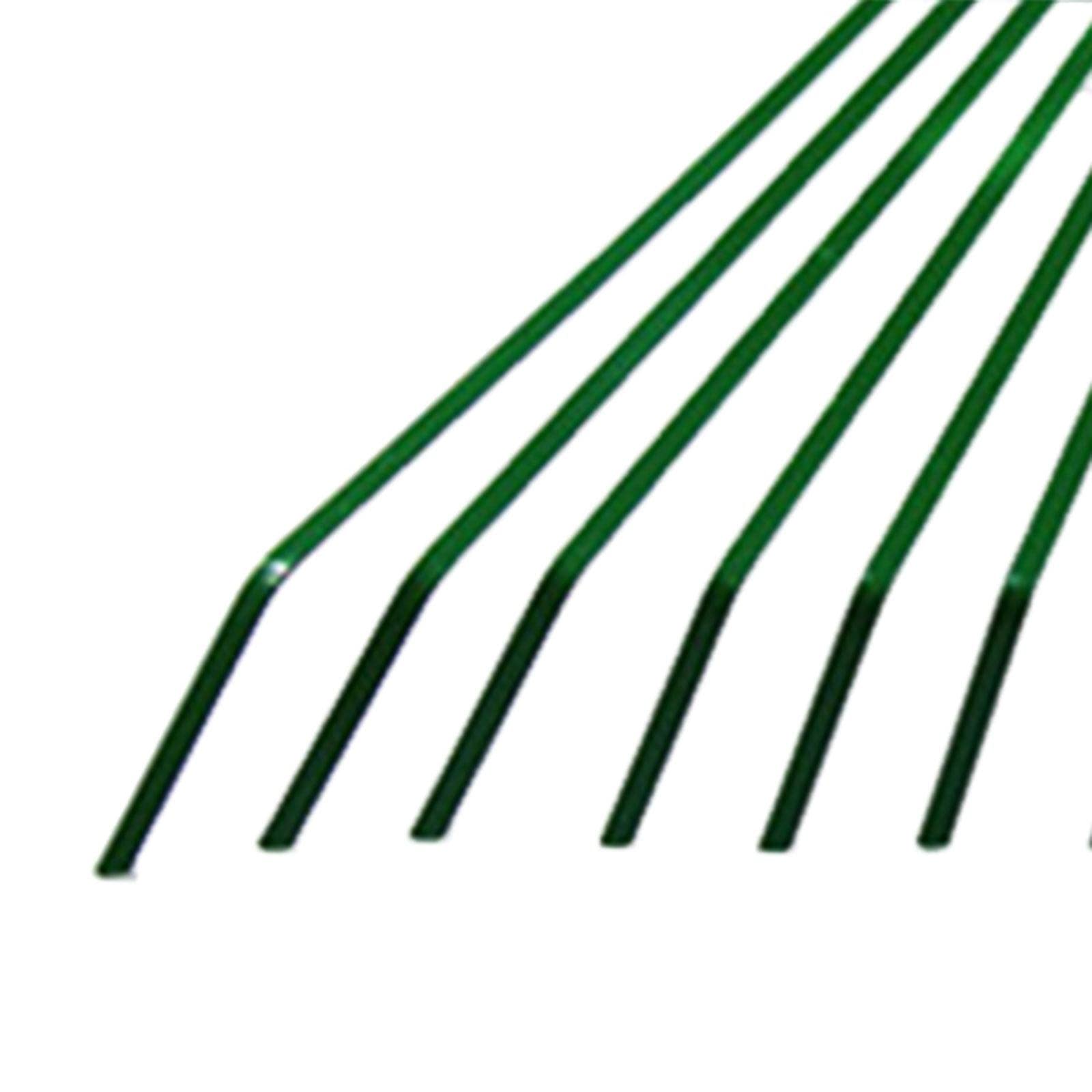 Testa Rastrillo Foglie in Ferro Robusto Strumento Rimovibile Prato Testa Manutenzione Giardino Testa Sostitutiva Aiuola Adatta a Raccolta Foglie, 57 cm x 47 cm