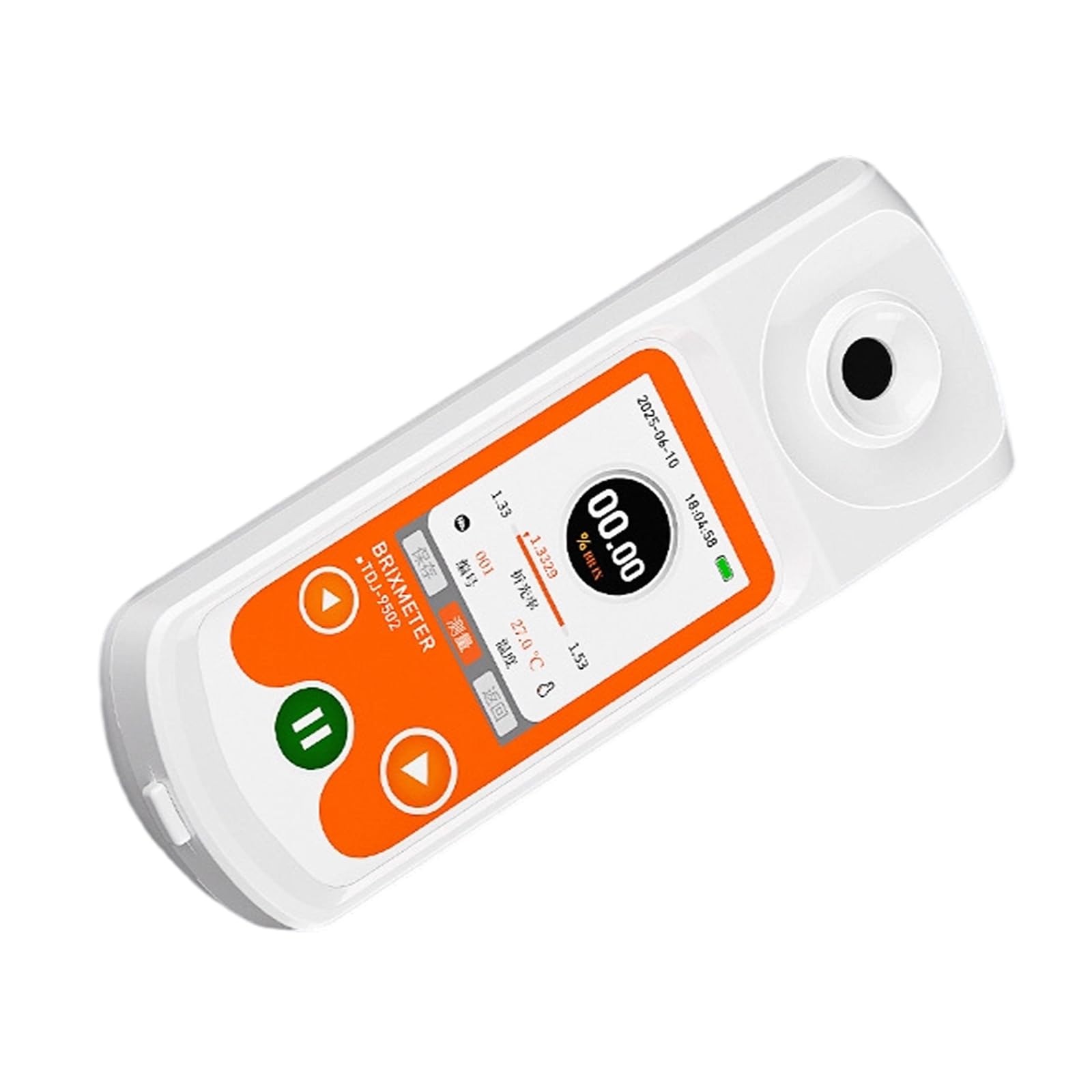 Apglsxy Light Compact Refractometer For Sugar Content Assessment In Fruits With 0.1% Exactness Sugar Stage Tester For Liquid