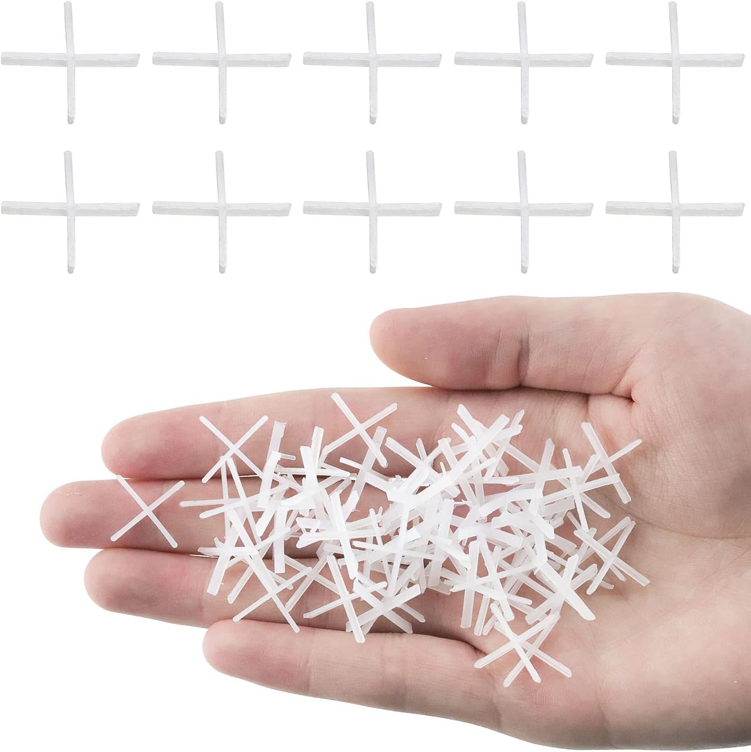 Rayong 1000Pcs Tile Spacers 1 Spacers Slab Spacers Plastic Cross Shaped Tile Spacers For