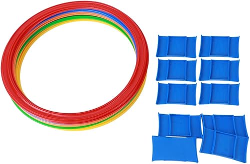 Miniatura 1 de Uxsiya Agility Rings, Training Speed Rings 29cm11.4in Dia Durable for Children for Outdoor