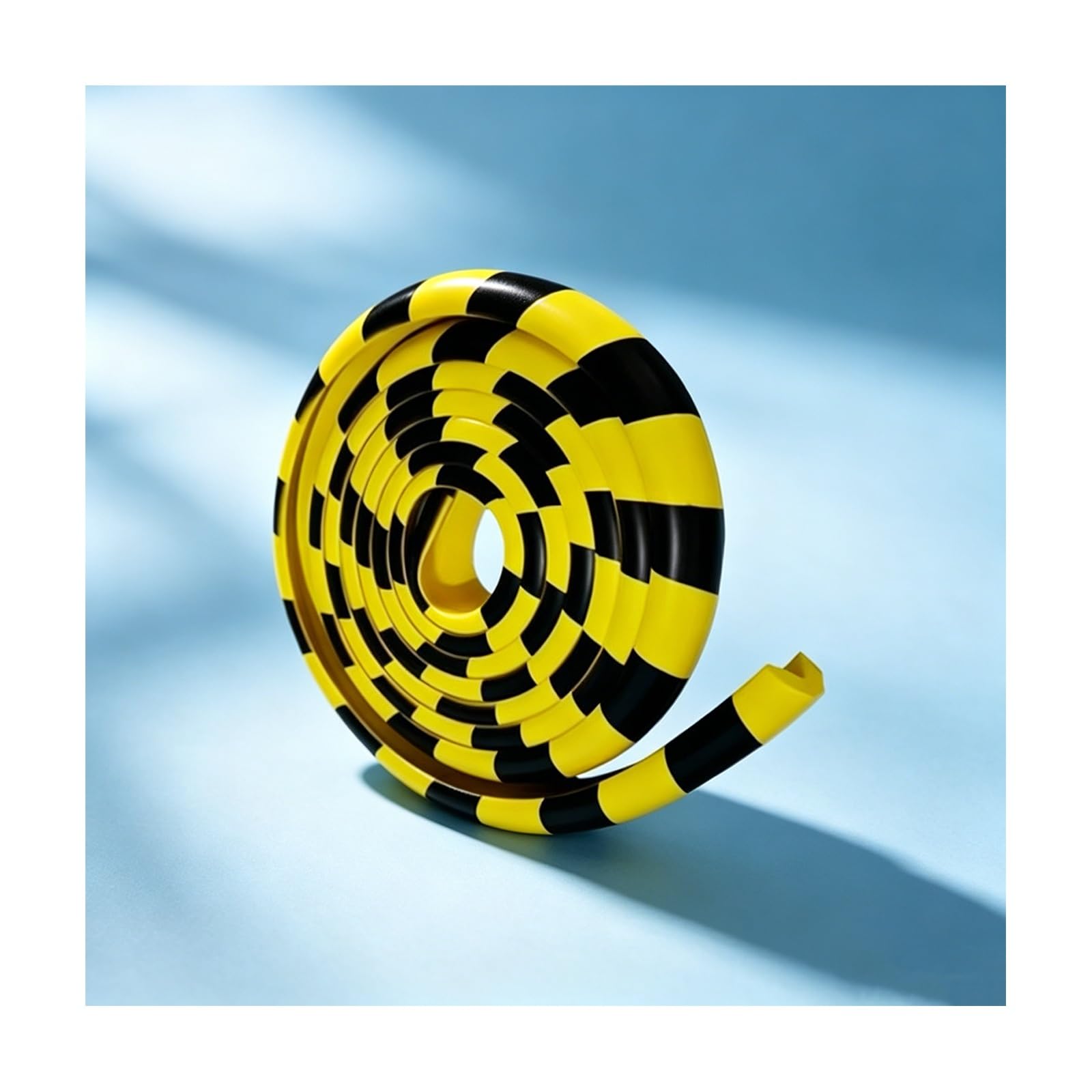 HBOOMOEM Corner Guards and Edge Protectors, Visibility Edge Guard, Self Adhesive Design, Suitable for Warehouse Shelving, Garages, and Equipment Protection.(L-shaped)