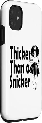 Miniatura 9 de Funda para iPhone 13 Pro Thicker Than A Snicker Black Girl Magic Melanin para mujeres y niñas
