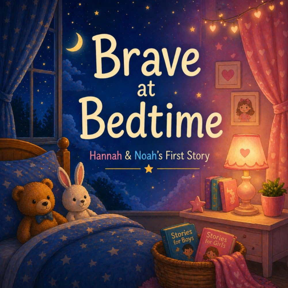 Hannah & Noah: Brave at Bedtime: A Christian Bedtime Story About Courage, Peace, and Trusting God (Inspired by Psalm 56:3) (Timeless Bible Bedtime Stories)
