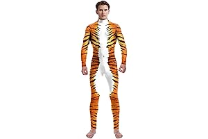 Tiger Jumpsuit: Unleash Your Inner Beast for Halloween