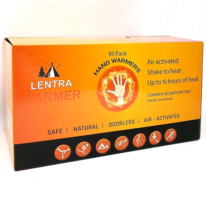 Buy Hot Hand Warmers 80 Count 10 Hours Long Lasting Natural Safe