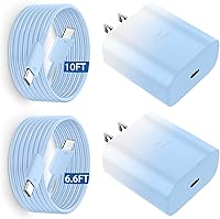 Vista 16 de Cargador USB C súper rápido de 45 W, cargador tipo C, bloque de carga rápida para teléfono Android con cable de carga tipo C de 3 pies para Samsung