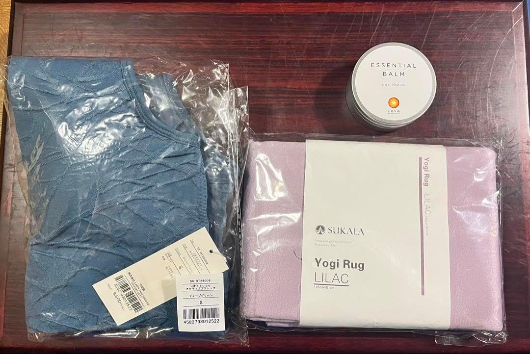 未使用【SUKALA】 ビュープリントトラベルヨガマット LAVA 新品