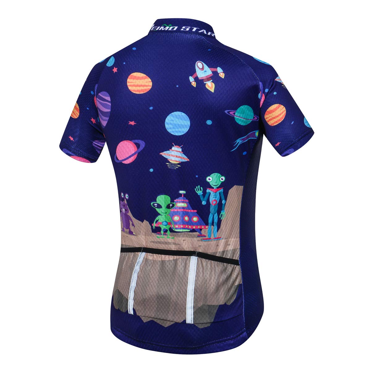 Camiseta de ciclismo de manga corta para niños y niñas