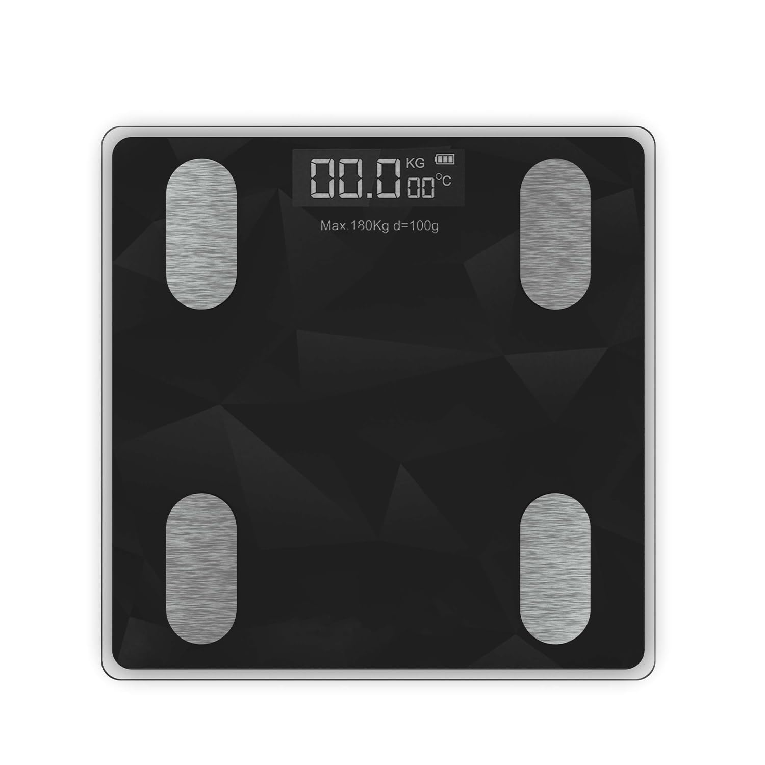 The Cube Club Weight Machine Smart Sync Body Fat Analyzer Multi-User Profiles 12 Health Metrics BMI Weighing Scale with LED & Glass Top (PLOYGON, 180kg Max, 2.5 Year Warranty)-image-48
