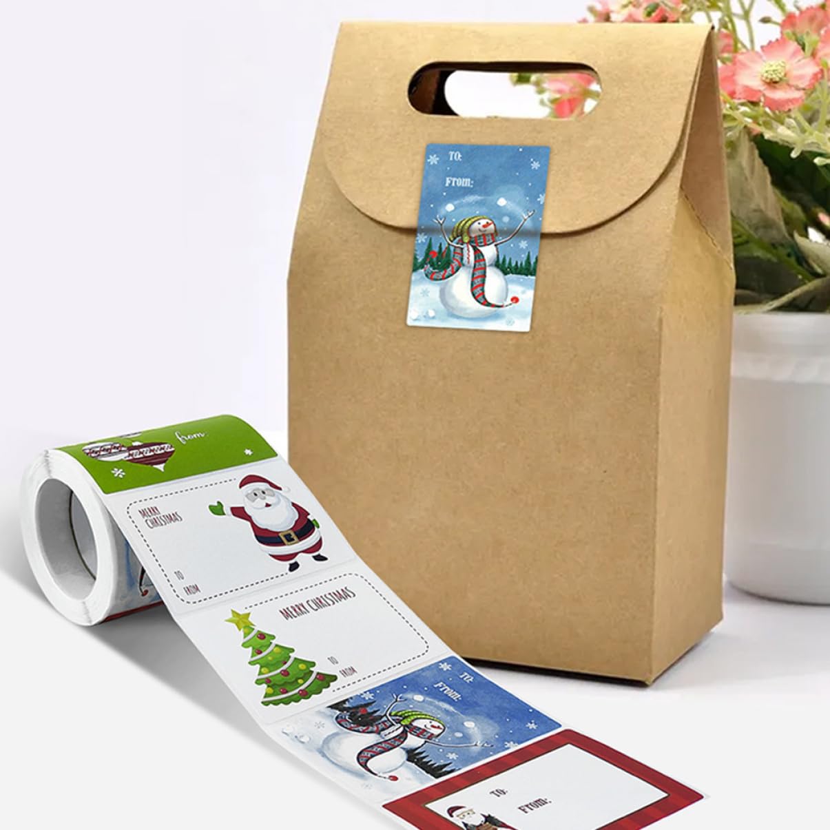 5 Juegos Etiquetas Adhesivas Navideñas Pegatinas Infantiles Stickers Infantiles Punto Etiquetas De Navidad Pegatinas Pegatina Adhesiva Etiquetas De De Fiesta 2 Rollos * 5