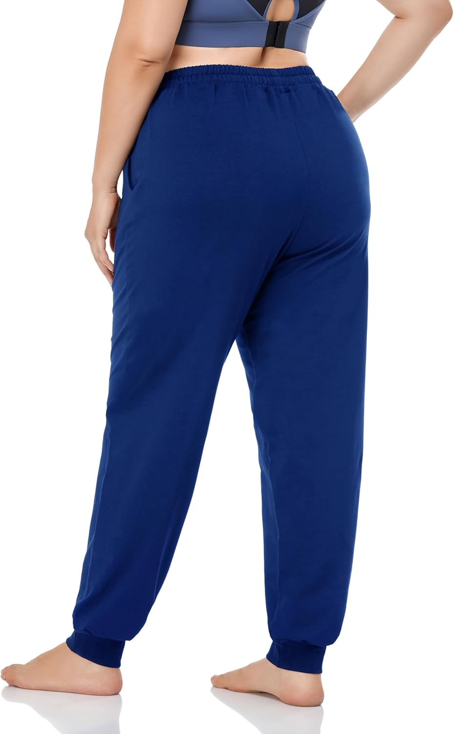 ZERDOCEAN Women's Plus Size Joggers Pants Active Sweatpants Tapered Workout Yoga Lounge Pants with Pockets - Image 4
