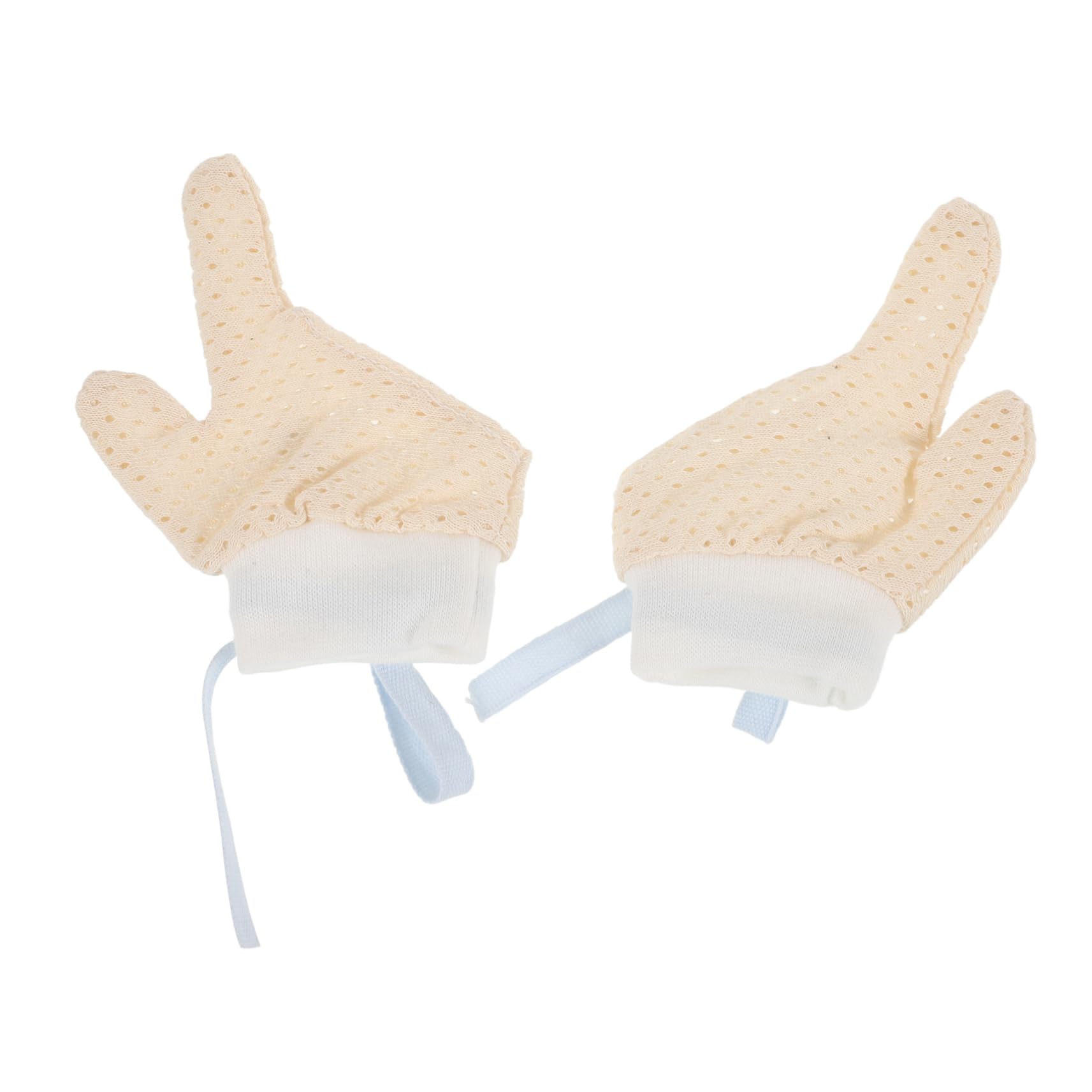 SUPVOX Baby Finger Sucking Stop 2 Pack Nail Biting Gloves Gel Finger Protectors Fingertip Gloves Soft Comfortable for Newborns Anti-Sucking Protector