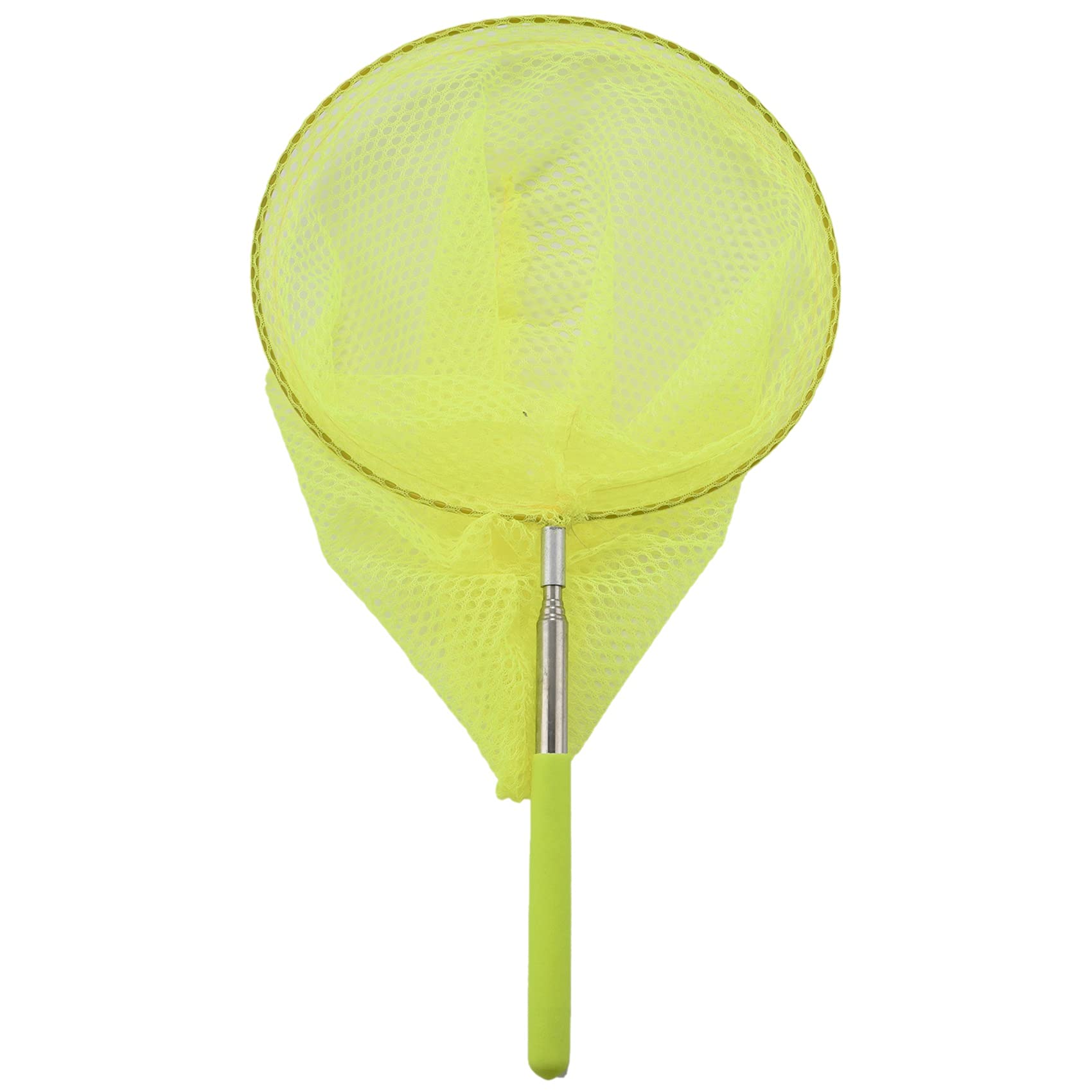 Atrapar Al Aire Libre Atrapar Mariposa Red De Pesca Bolsa De Acero Inoxidable Telescópico Herramienta De Red De Pesca Telescópico Portátil Atrapar Portátil Atrapar Red - Amarillo