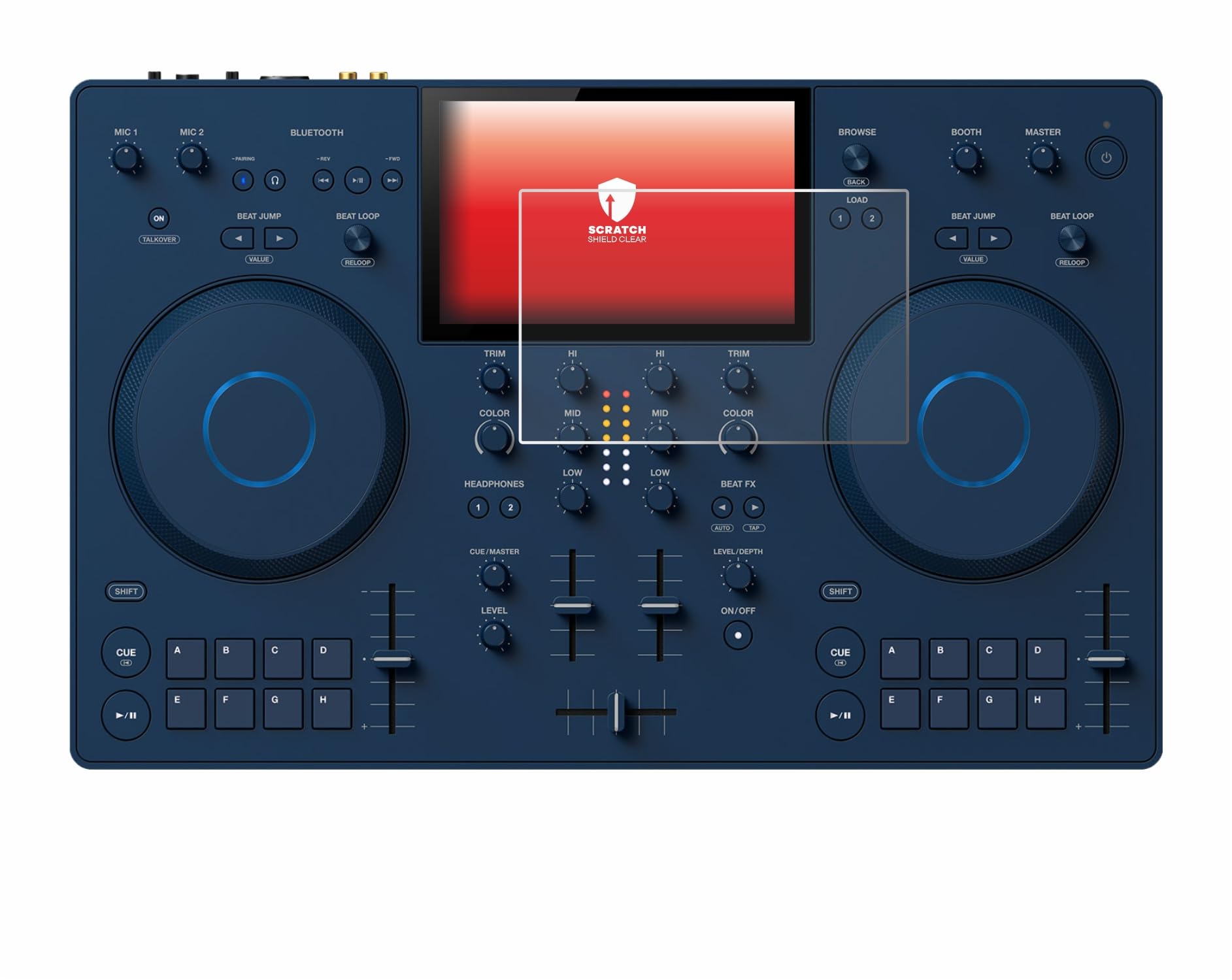 upscreen Scratch Shield Screen Protector Compatible with Pioneer OMNIS-Duo - HD-Clear, Anti-Fingerprint