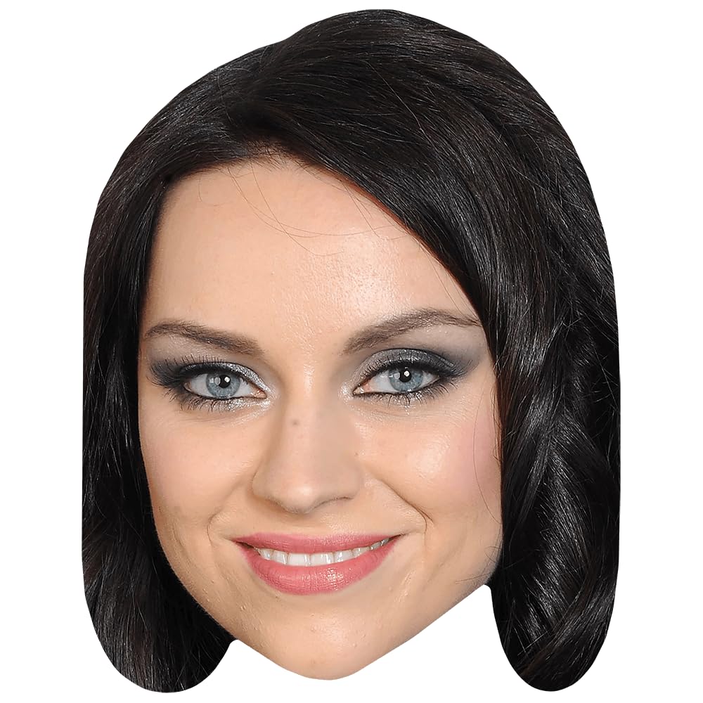 Celebrity Cutouts Lifelike Amy Macdonald (Make Up) Celebrity Mask, Flat Card Face, Fancy Dress Mask
