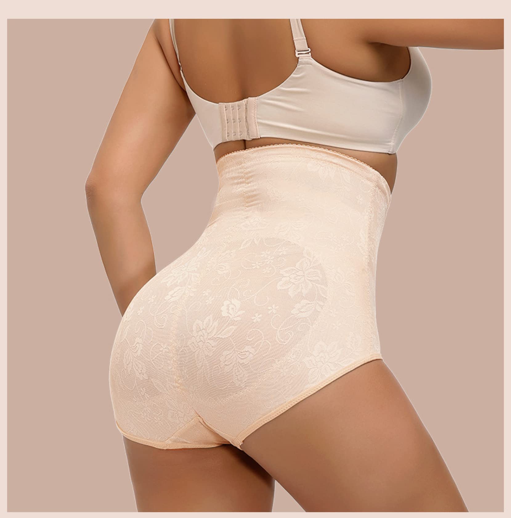 Mutandine Modellanti per Pancia Piatta, Modellanti per Glutei, Vita Alta, Modellanti per Fianchi e Fianchi (Skin 5XL)