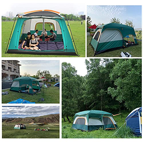 Carpa Domo con Doble Capa y 2 Habitaciones para Camping miniatura 2