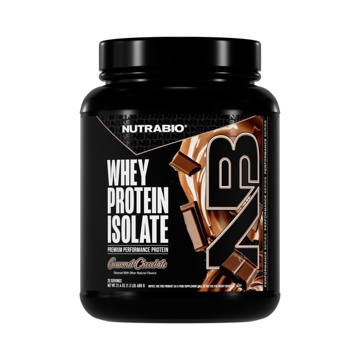 NutraBio 100% Whey Protein Isolate