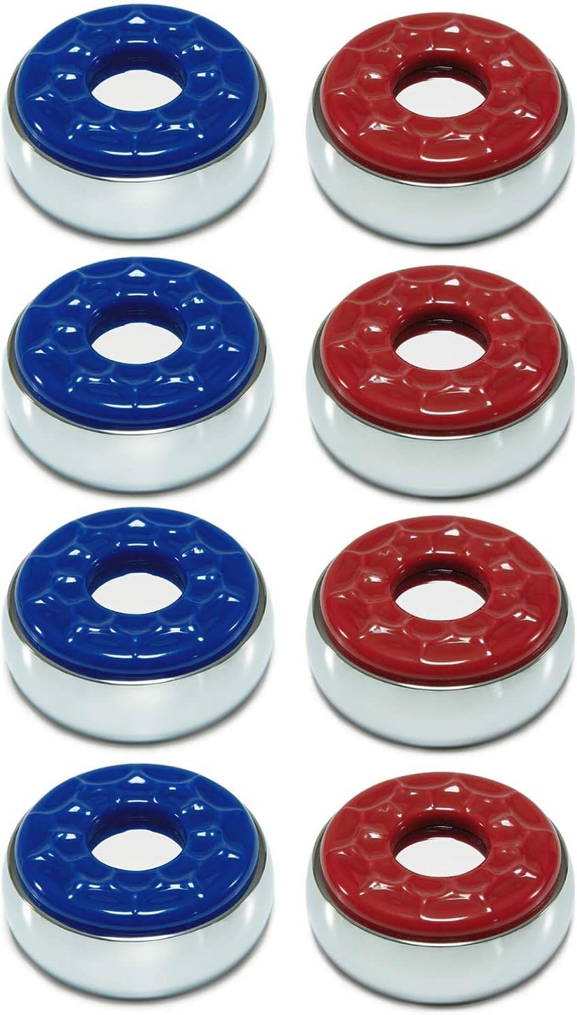 Indoor Shuffleboard Pucks - Set of 8 - Home Games Diameter 2-1/8 53 mm