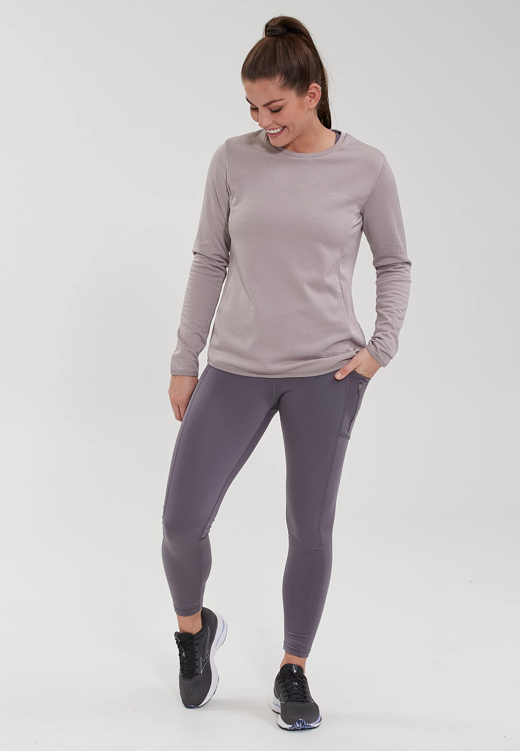 ENDURANCE Women's Thadea Leggings, 1117 Shark, 44 (EU) - Image 4