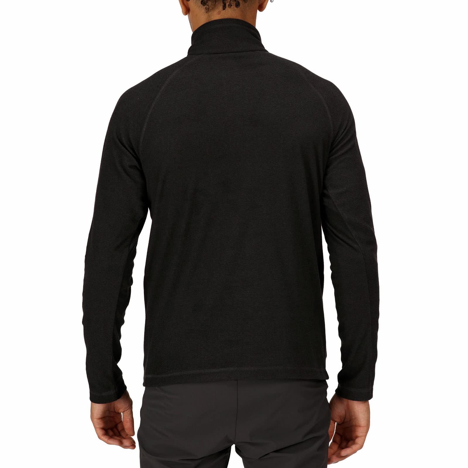 Regatta Homme Sweatshirt Léger À Rayures Mi-Zippées Montes, Ash