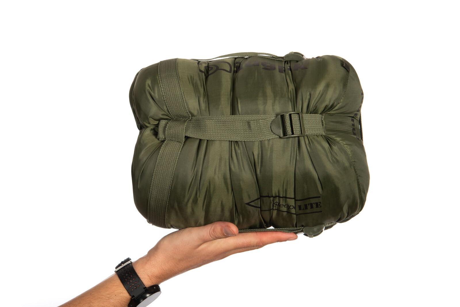 Snugpak Sleeper Lite WGTE Mumienschlafsack mit isolierter Isolierung, verstellbare Kapuze, Schulter-Schikane, Seitenreißverschlüsse, Anti-Verhakter Reißverschluss für Camping und Wetter