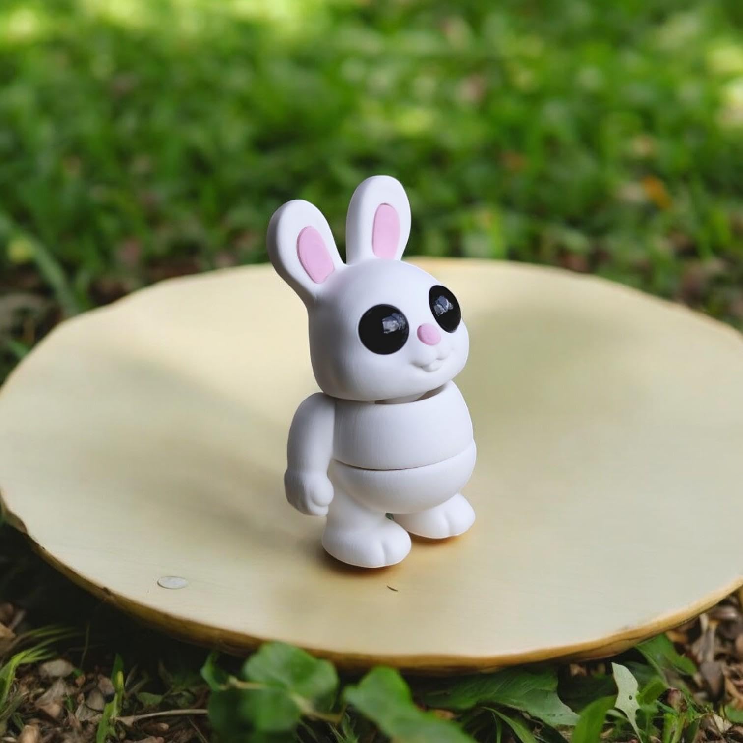 Amazon.com: 5-Pack of Tiny Bunny Collectible Figurines - Cute Mini