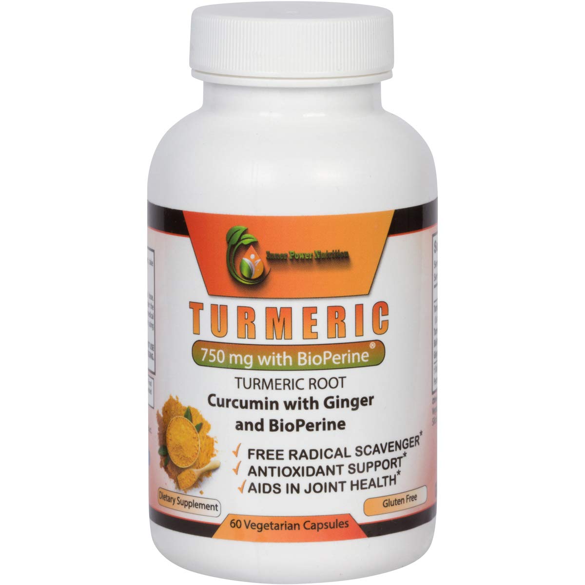 Buy Turmeric Curcumin Ginger and BioPerine Aids in Joint Antioxidant Support Reduces Inflamation