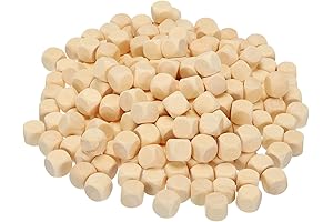 PATIKIL Blank Wooden Dice 200 Pack: Unleash Your Creativity with Versatile Craft Cubes