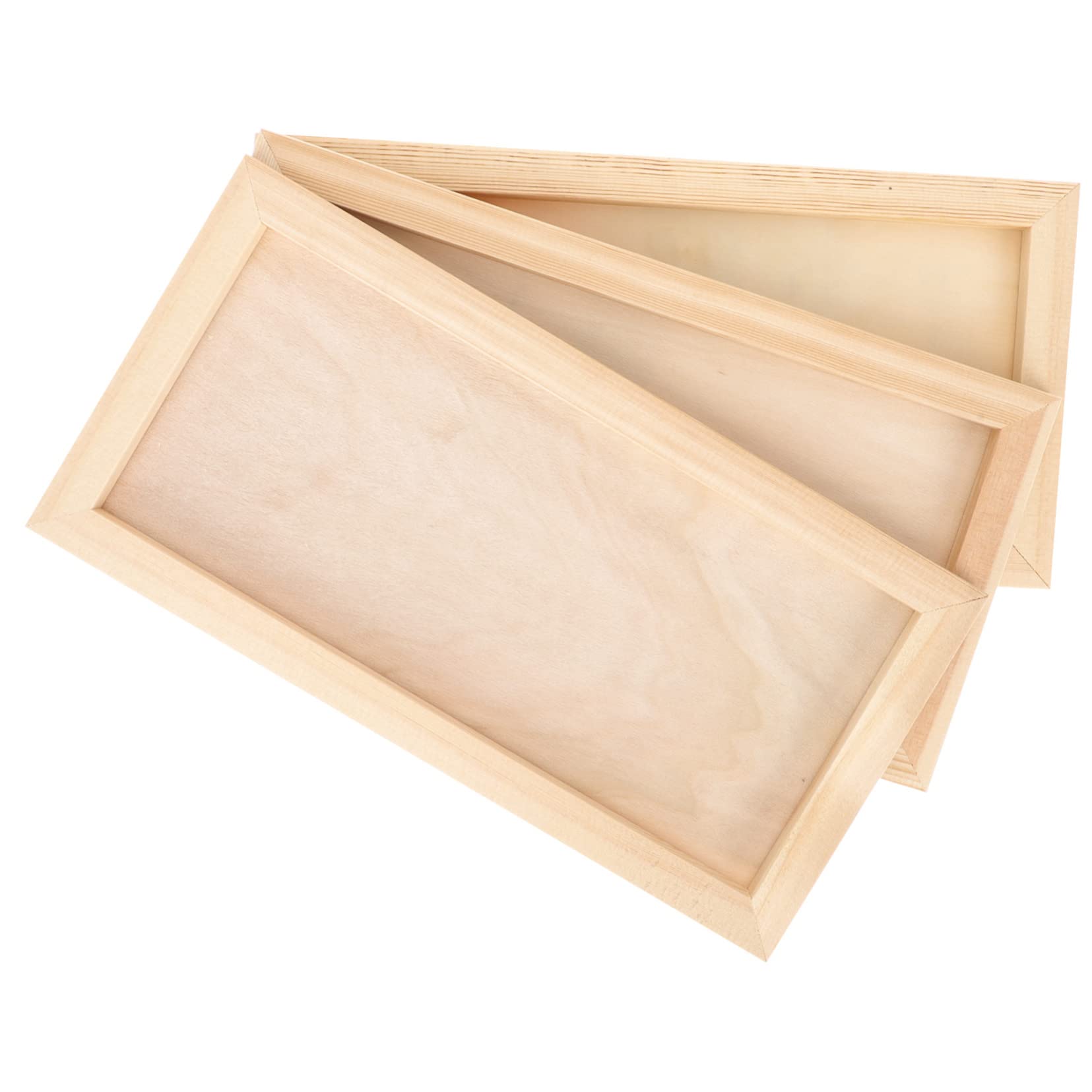 CORHAD Wooden Clay Picture Frame DIY Photo Frame for Boys and Girls Educational Plaything