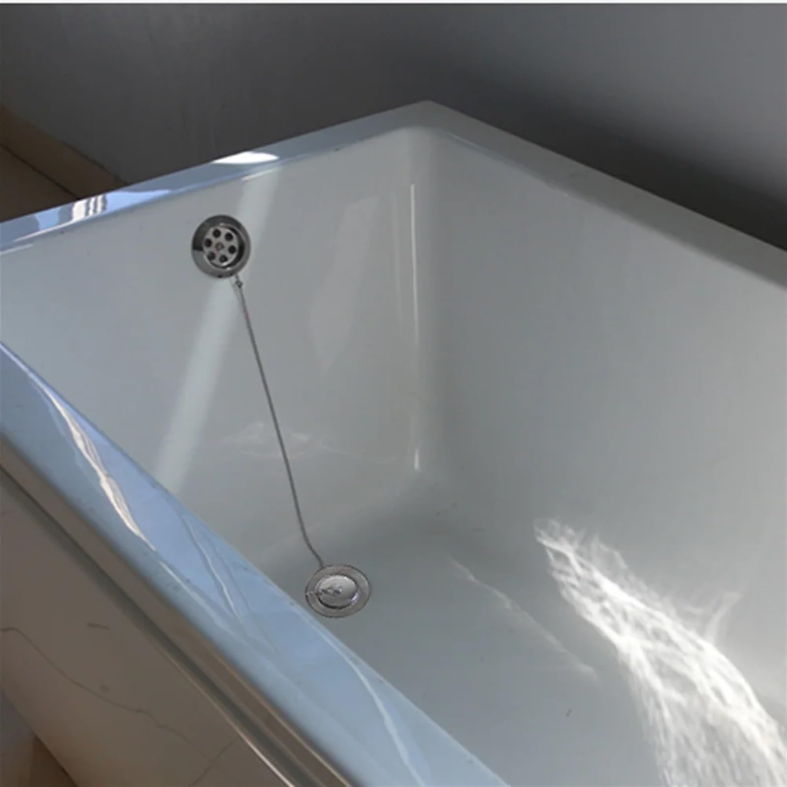Juego de desagües de baño emergente con tubo de rebose, equipo sanitario Z5128C002