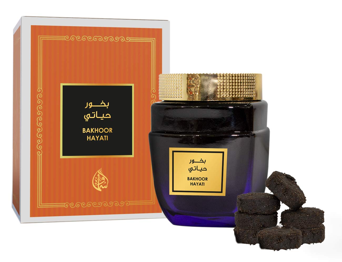 Samawa Bakhoor Hayati Incense Tablets, 100 gm