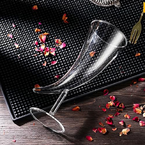 Image of Melbify Horn Shaped Beer Glasses | Set of 1 | 350 ml | Curved Beer Glass | Large | Big | Unique| Exclusive| Horn Beer Glass Super Tall
