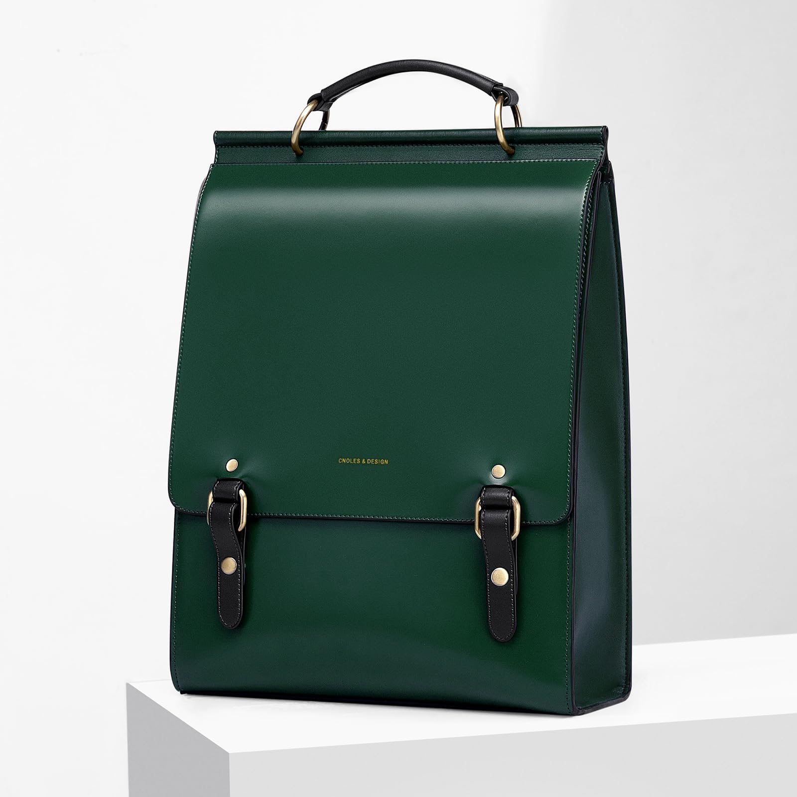 Cnoles Sac à dos en cuir pour femme Sac à dos tendance Sac vintage décontracté pour l'école, le collège, les voyages