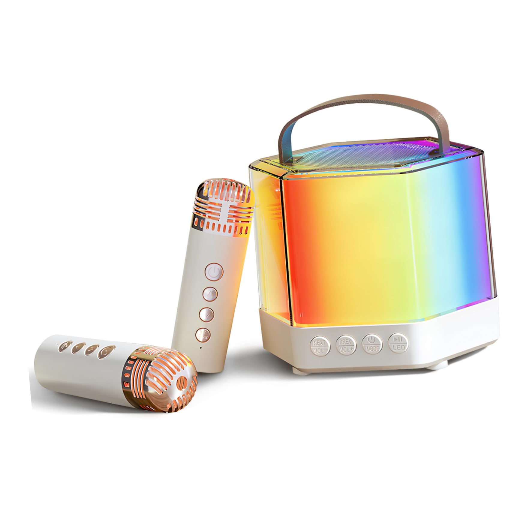 Mini Máquina de Karaoke Portátil con Micrófono y Altavoz