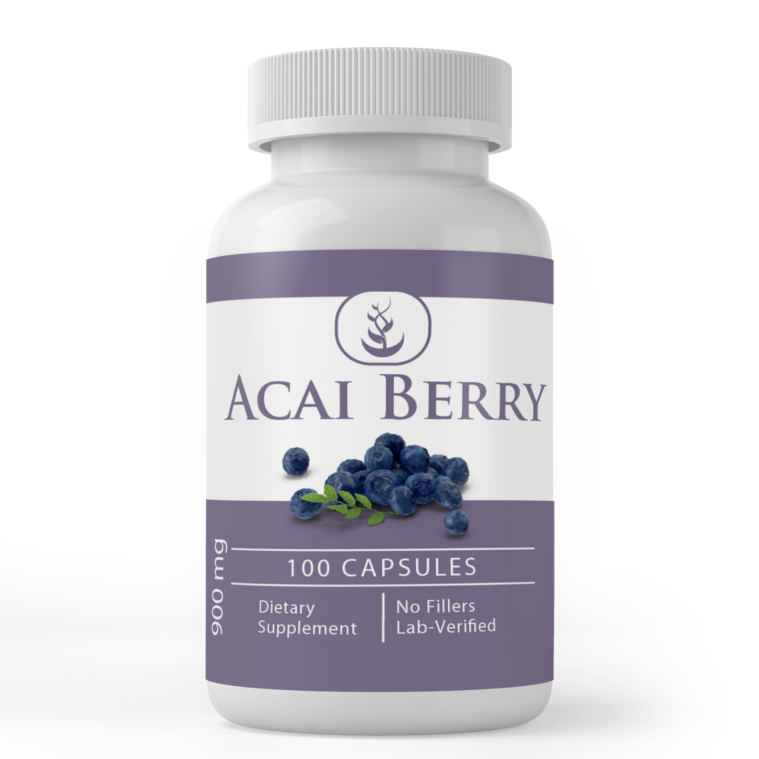 Pure Original Ingredients, Acai Berry Extract, 100 Capsules 100 Count (Pack of 1)